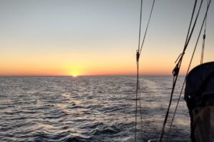 Sunset From Aft Deck