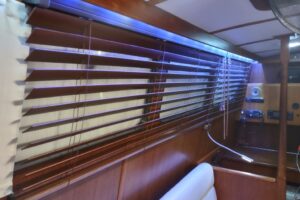 Saloon Blinds, starboard side